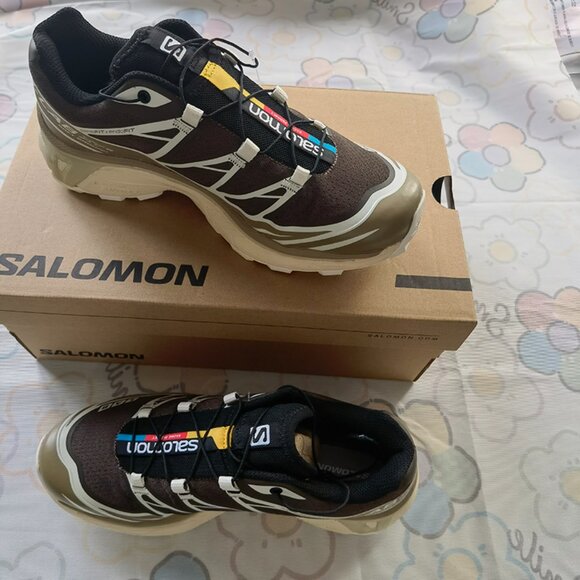 SALOMON Brown Outdoor Hiking Shoes - Picture 8 of 8